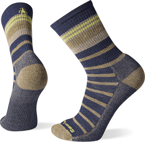 Men's Smartwool Hike Light Striped Crew Socks