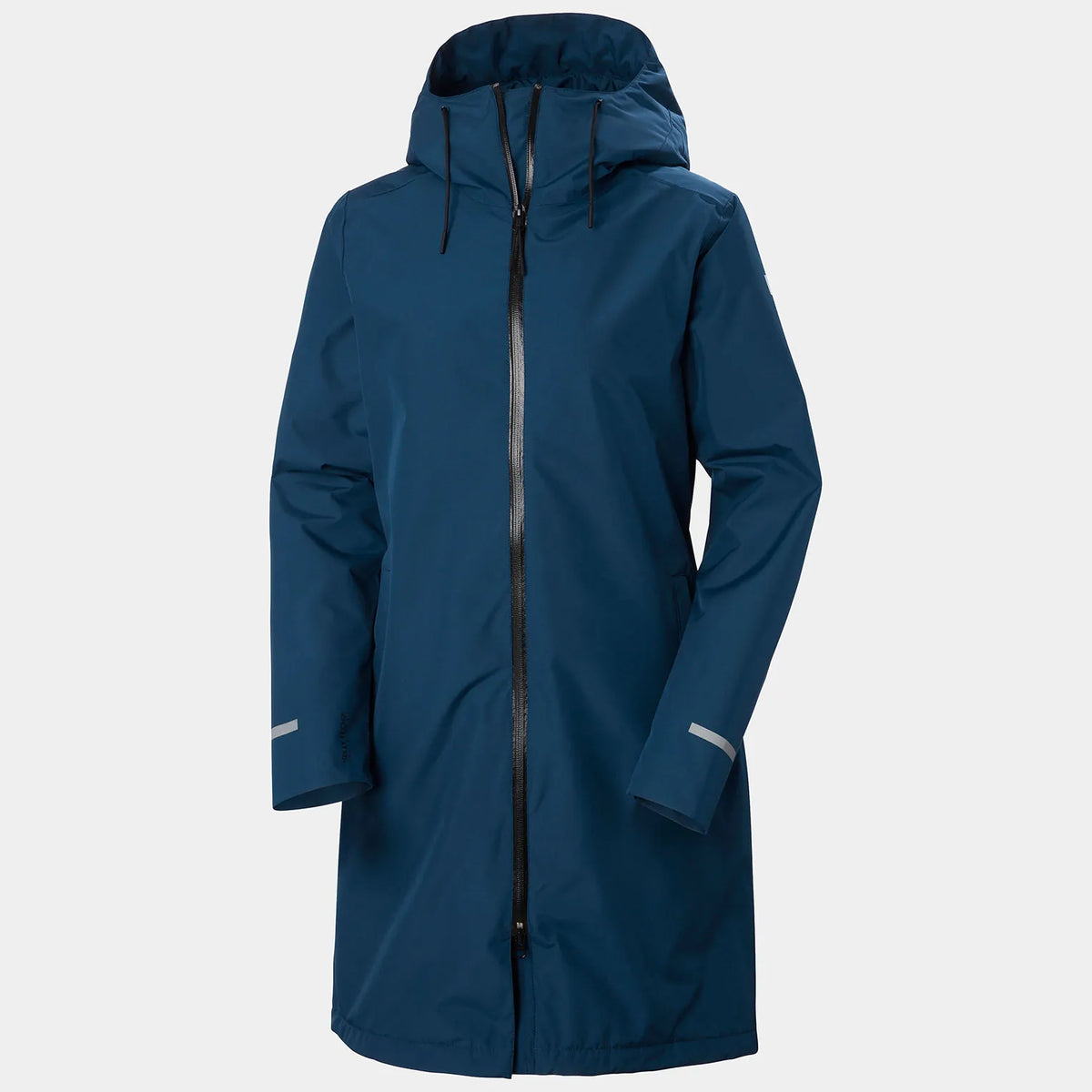 Veste Imperméable Femme Longue Avec Capuche - Parka Coupe-vent, Indice étanchéité 5000 Mm, Respirante, Pour Randonnée, Voyage, Activités Extérieures - 2