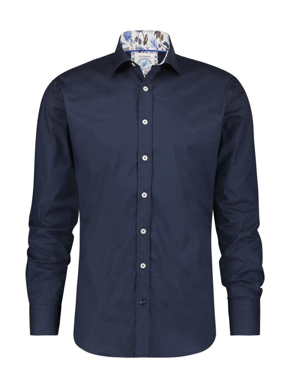 A Fish Named Fred Men's Navy Powerstretch Shirt