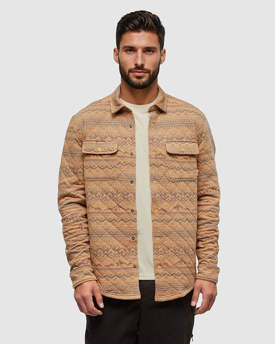 Mens Tentree Quilted Colville Shacket