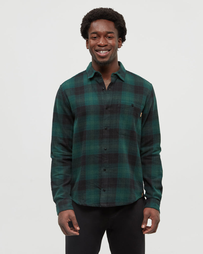 Tentree Mens Forest Flannel Shirt