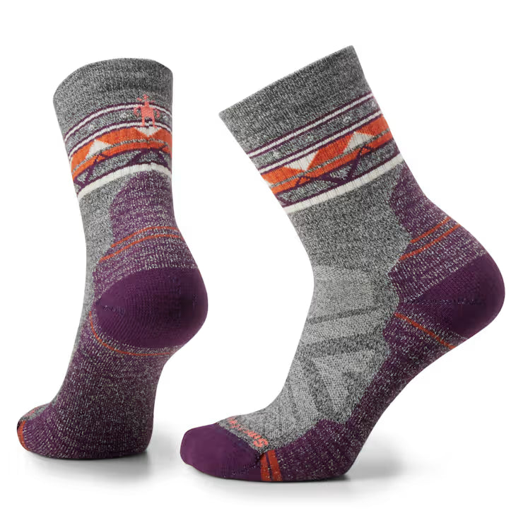 Smartwool Women's Hike Zig Zag Valley Mid Crew Socks