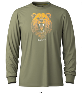 Smartwool Geometric Bear Long Sleeve Graphic Tee GENDER NEUTRAL