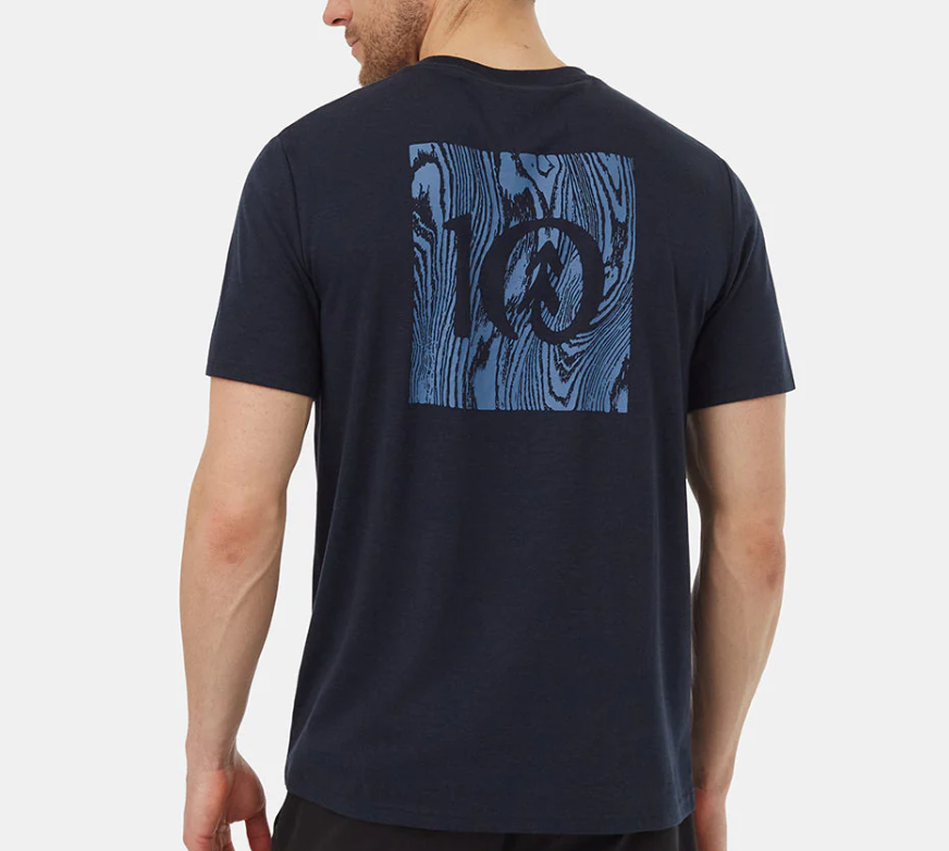 Mens Tentree Woodblock Ten T-Shirt