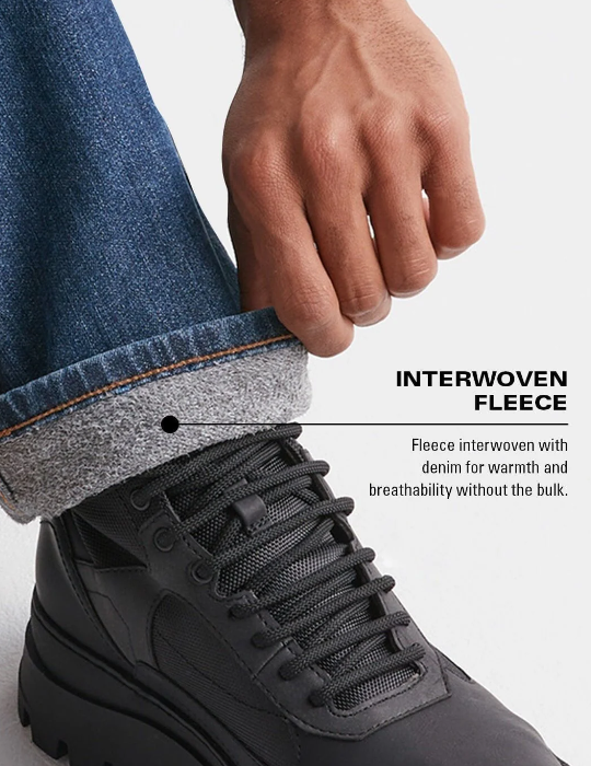 DU/ER Tech Fleece Denim Straight