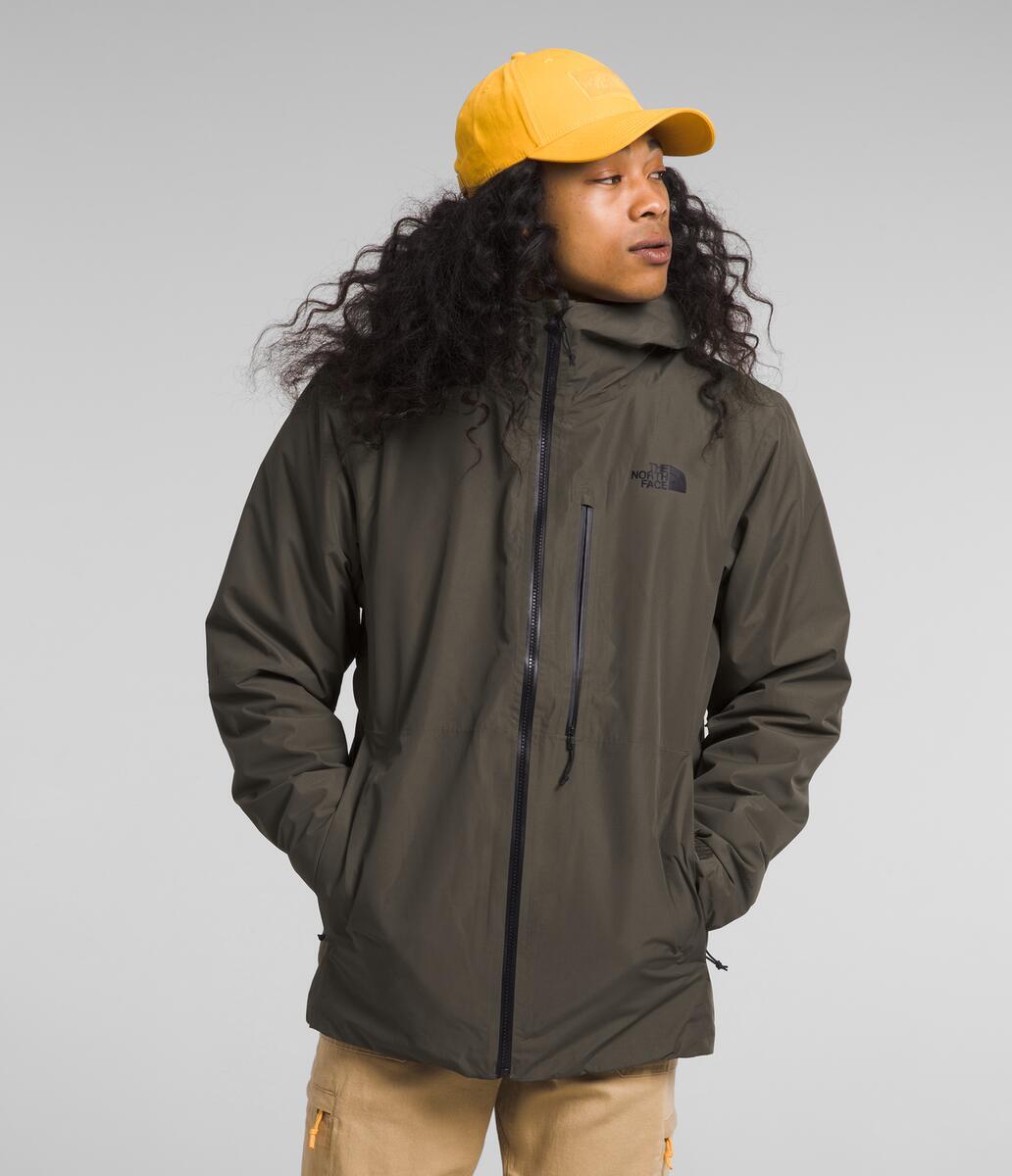 Mens triclamate down jacket