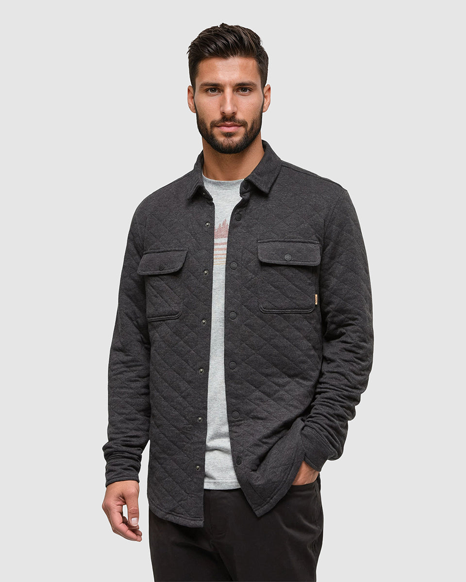 Mens Tentree Quilted Colville Shacket