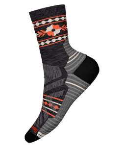Women's Hike Light Cushion Retro Floral Mid Crew Socks