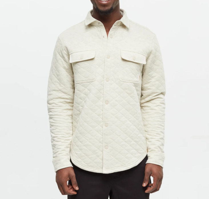 Mens Tentree Quilted Colville Shacket
