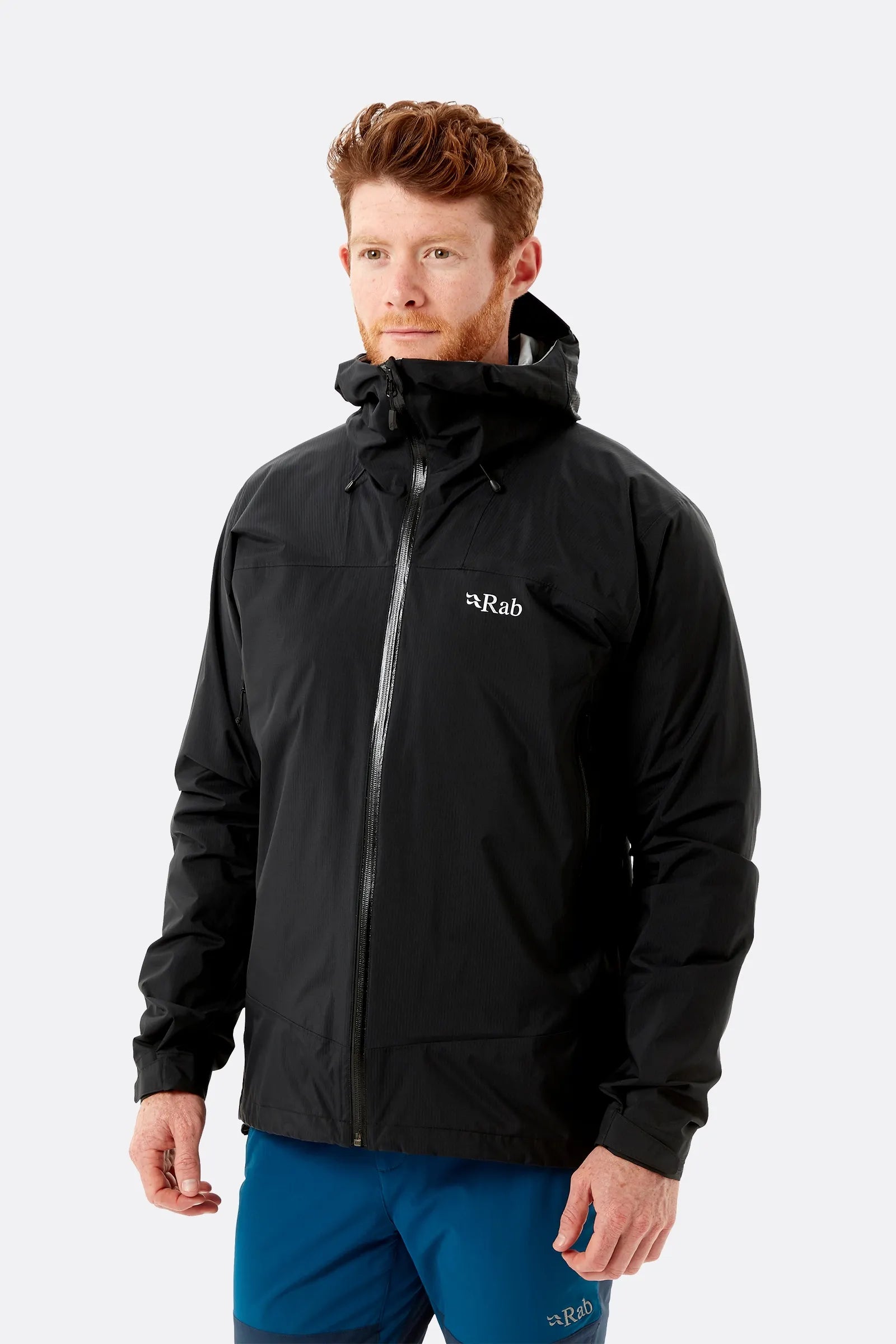 Rab Downpour Plus 2.0 Waterproof Jacket Men s M Black