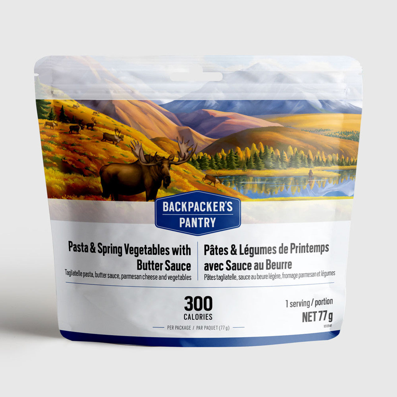 Backpackers Country Pasta & Vegetables with Butter Sauce - Single Serve