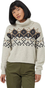 Tentree Womens Highline Intarsia Turtleneck Sweater