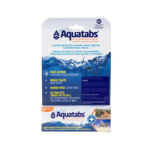 Aquatabs Water Purification 49mg Tablets (50 pack)