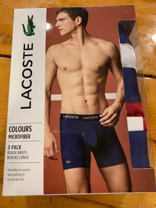 Mens Lacoste 3 Pack Boxer Brief