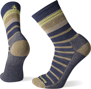 Men's Smartwool Hike Light Striped Crew Socks