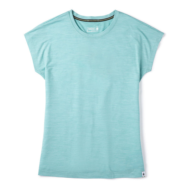 Smartwool W Merino Sport 150 Crankset Ss Graphic Tee Slim Fit Twilight Blue  Women's walking T-shirts : Snowleader